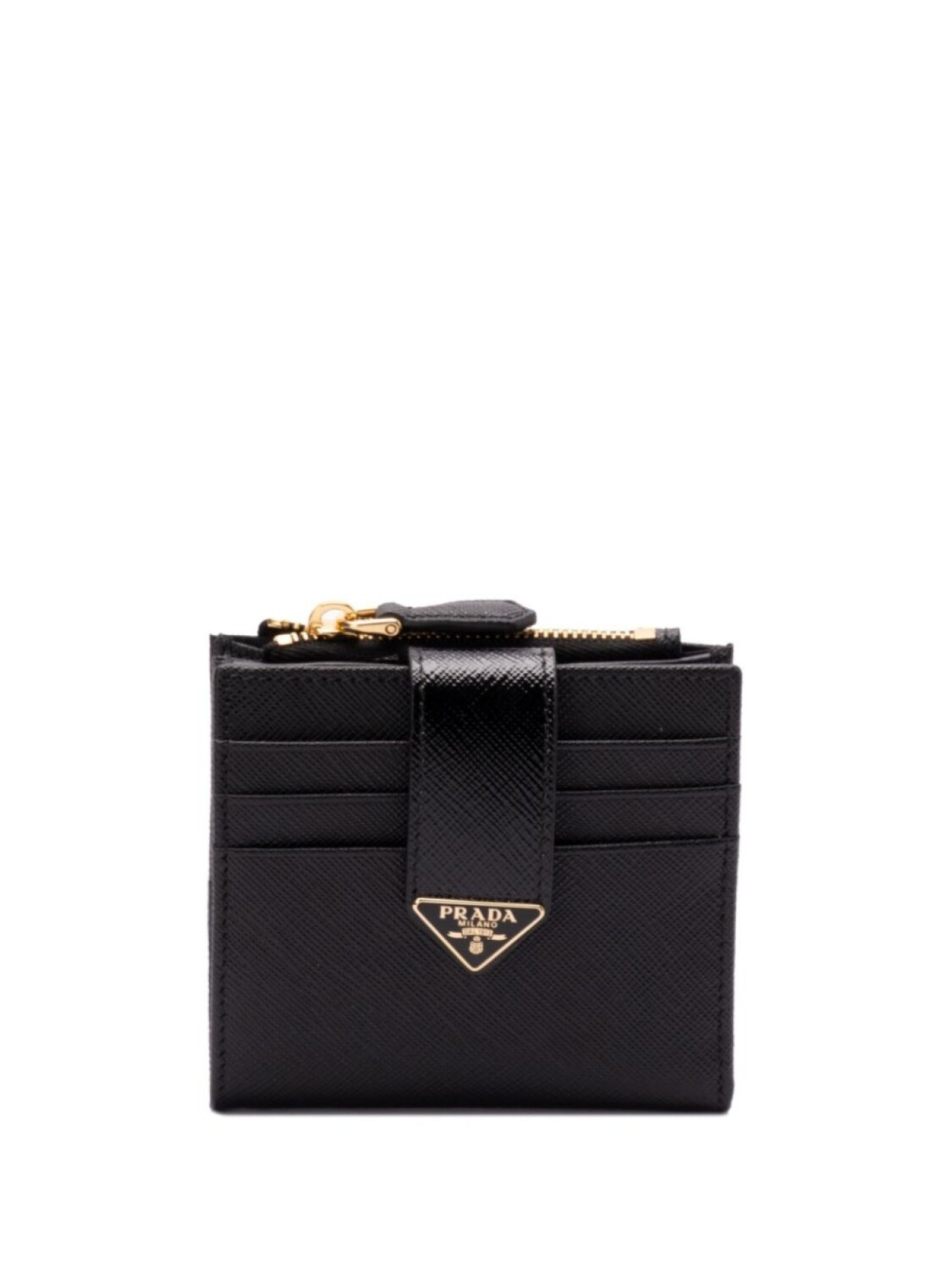 

Кожаный кошелек Prada, черный
