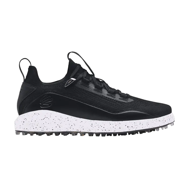 

Кроссовки Under Armour Curry 8 Spikeless Golf Black White, черный