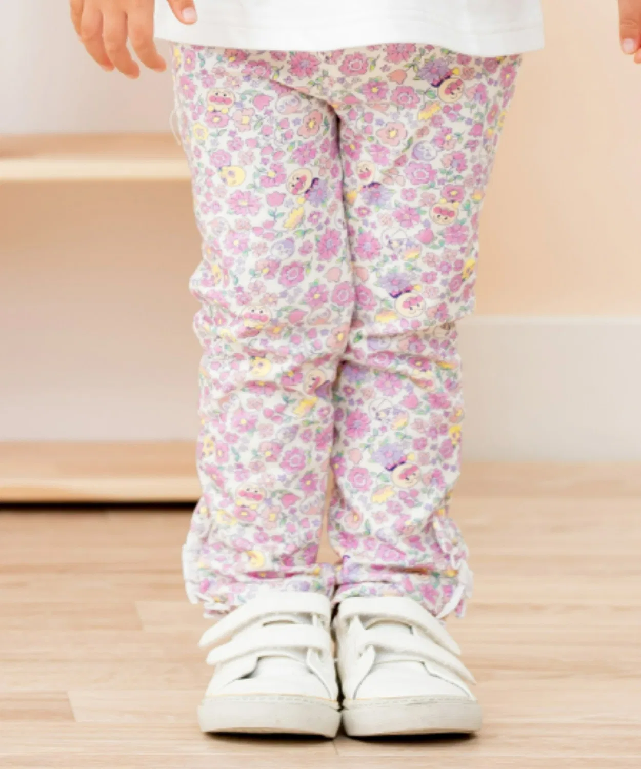 Детские леггинсы с принтом Anpanman Kids Collection, Розовый — фото 2