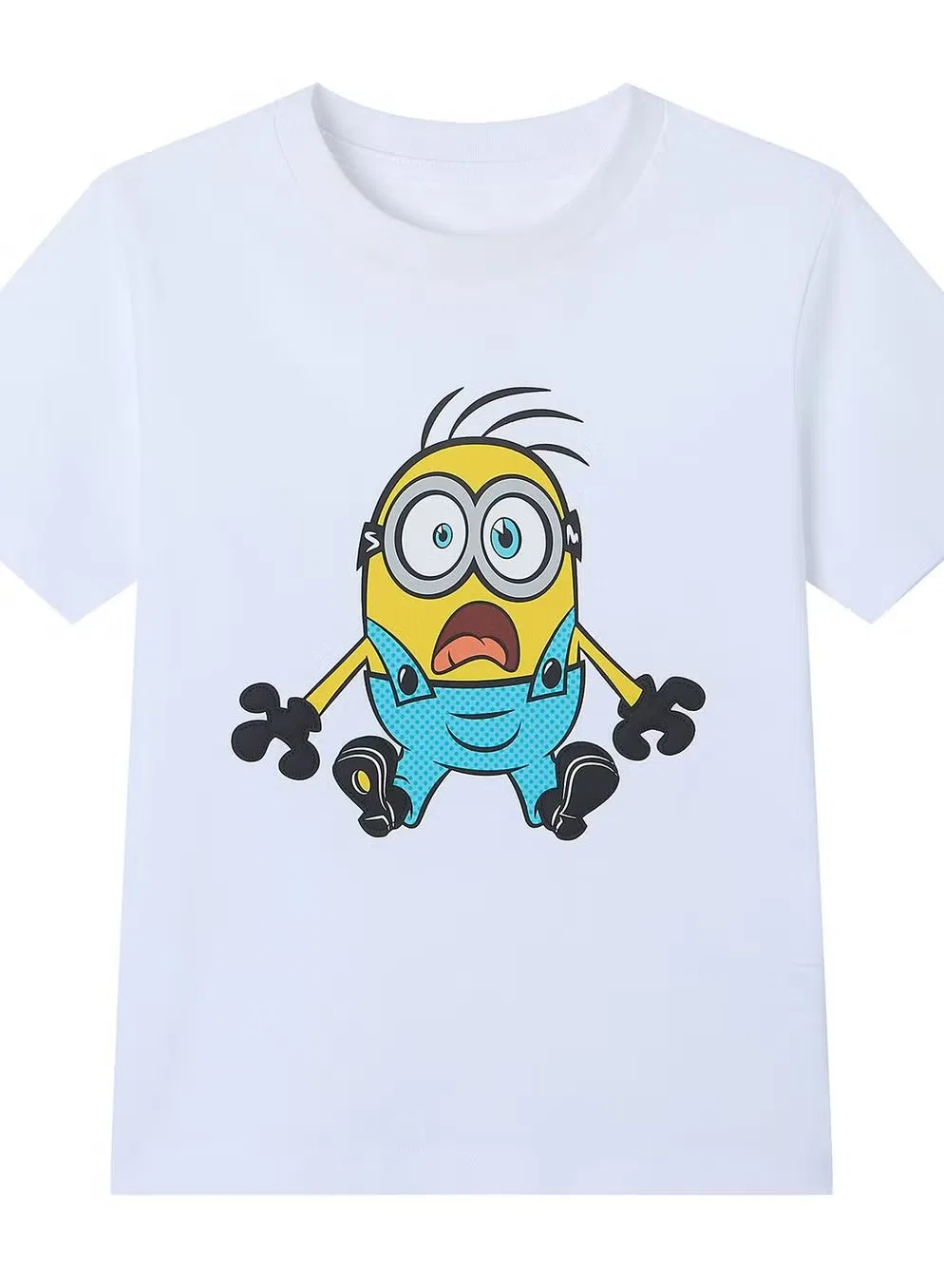 Футболка с принтом Minions, Giordano, белый