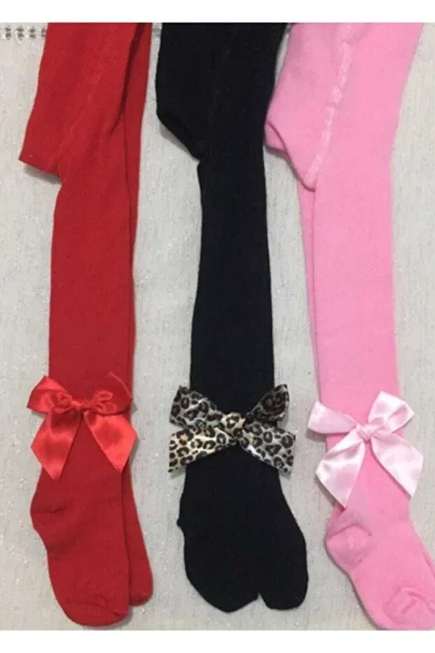 Детские колготки для девочек с бантом Kardeşler Baby, Multicolor