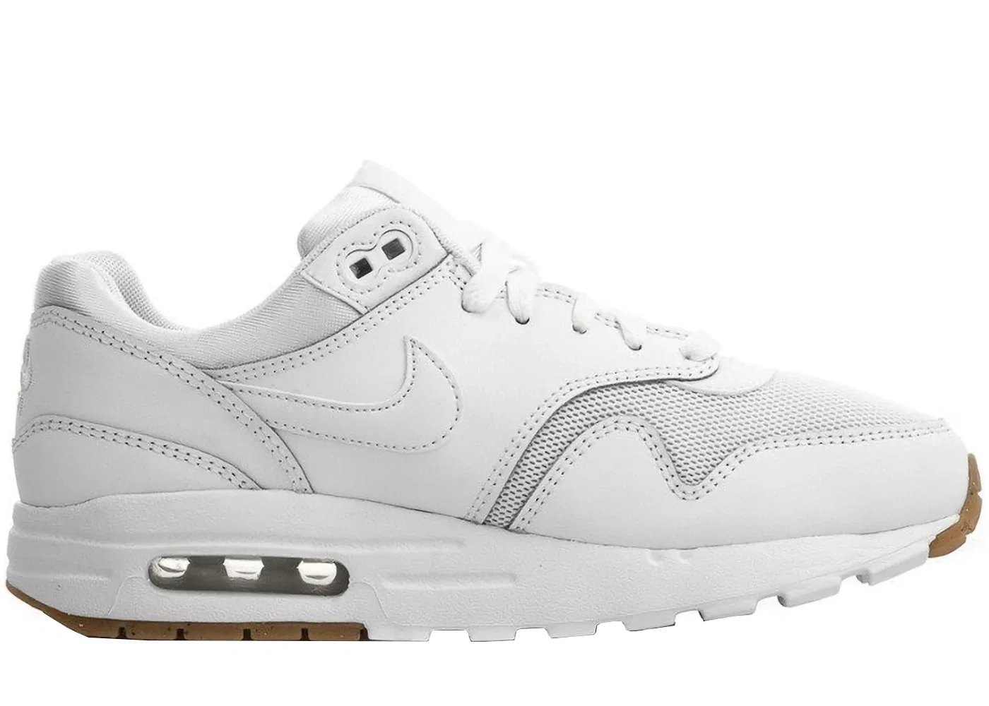 Детские кроссовки Lifestyle Nike Air Max 1, White/White/Gum Light Brown