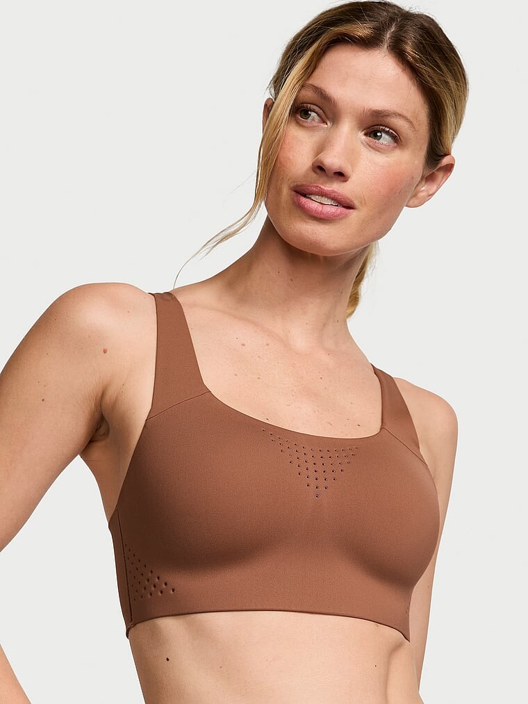 

Топ спортивный Victoria's Secret Featherweight Max, коричневый