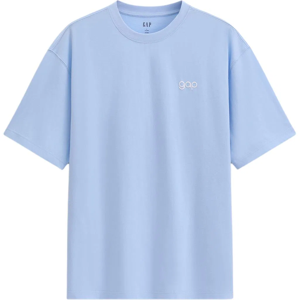 Футболка с круглым вырезом GAP, Sky Blue