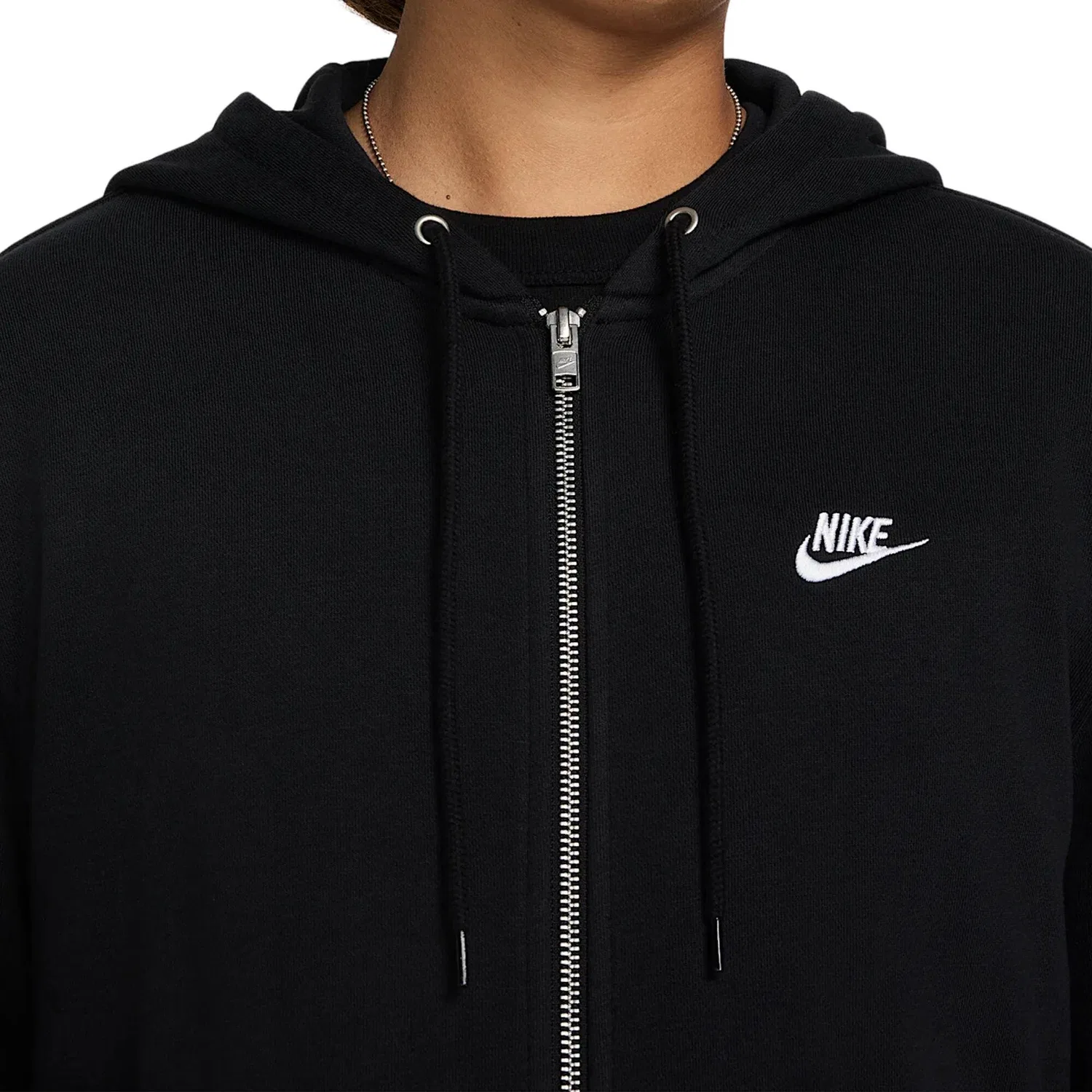 Мужская олимпийка Nike Club Schwarz — фото 3