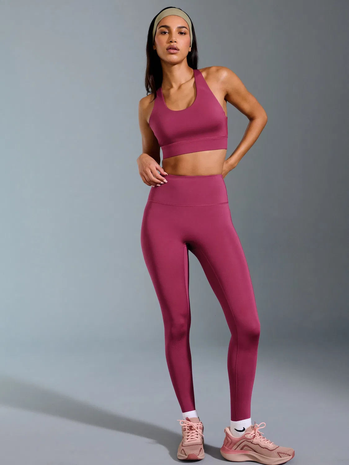 Леггинсы спортивные Power Active Next, бордовый