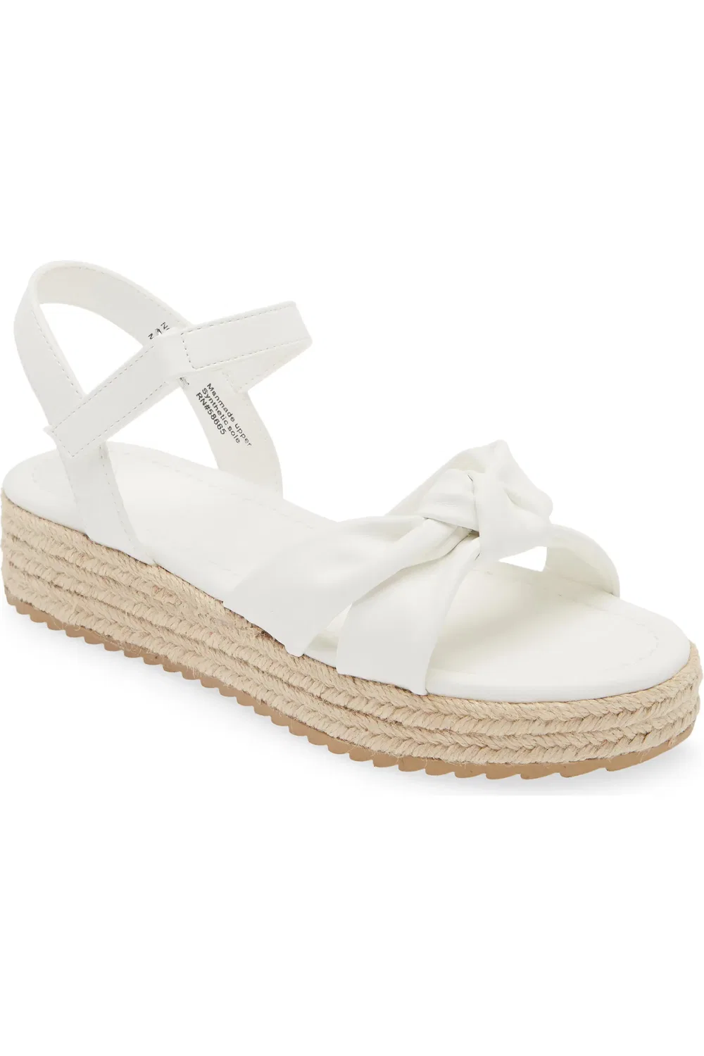 Сандалии детские на танкетке Bren Espadrille Wedge Sandal Nordstrom, белый