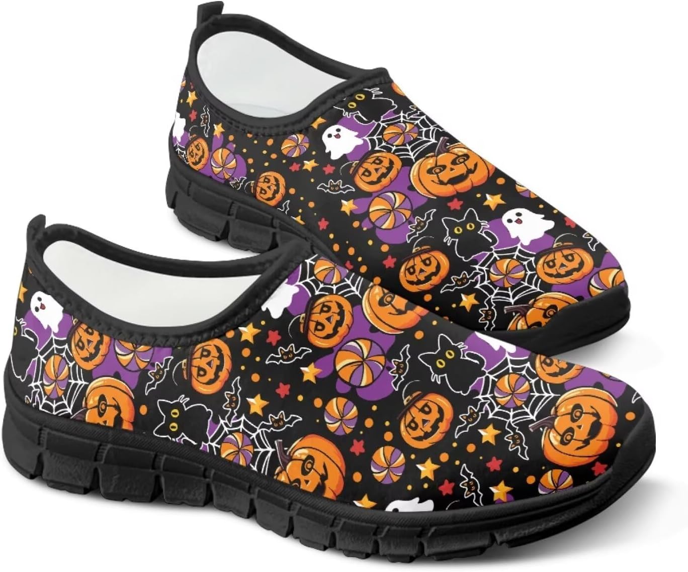 

Удобные женские прогулочные кроссовки, унисекс, повседневная мода, стильные кроссовки Fonplted, Pumpkin Ghost