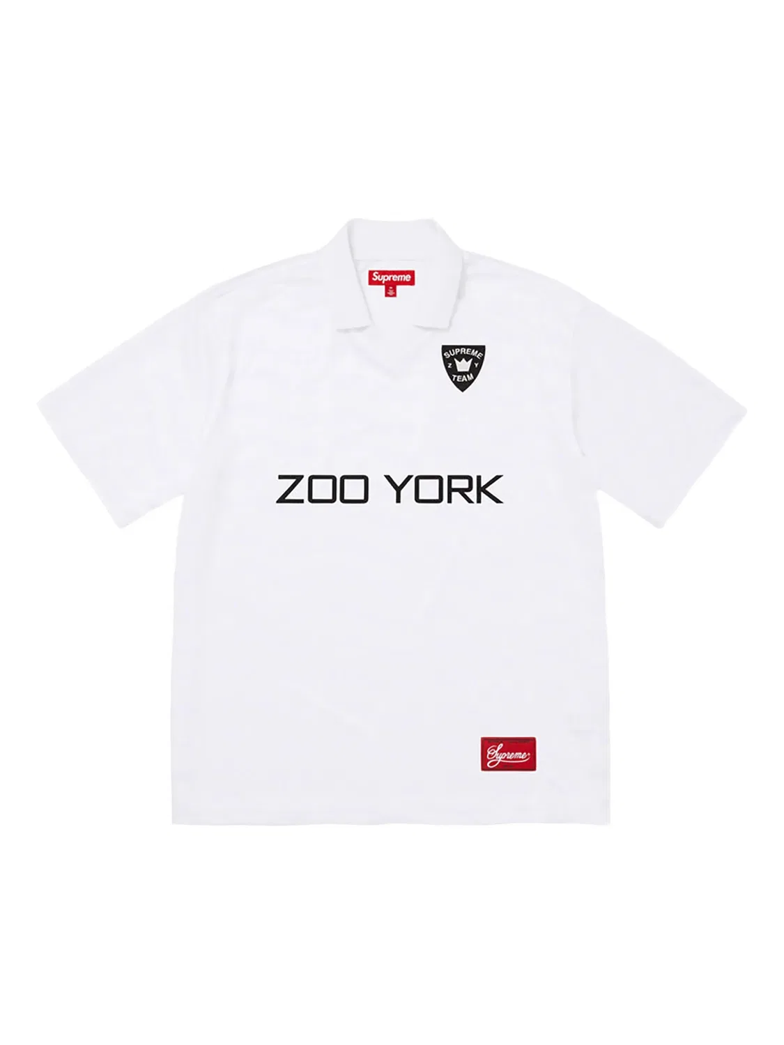 Футбольная футболка Zoo York Supreme, белый