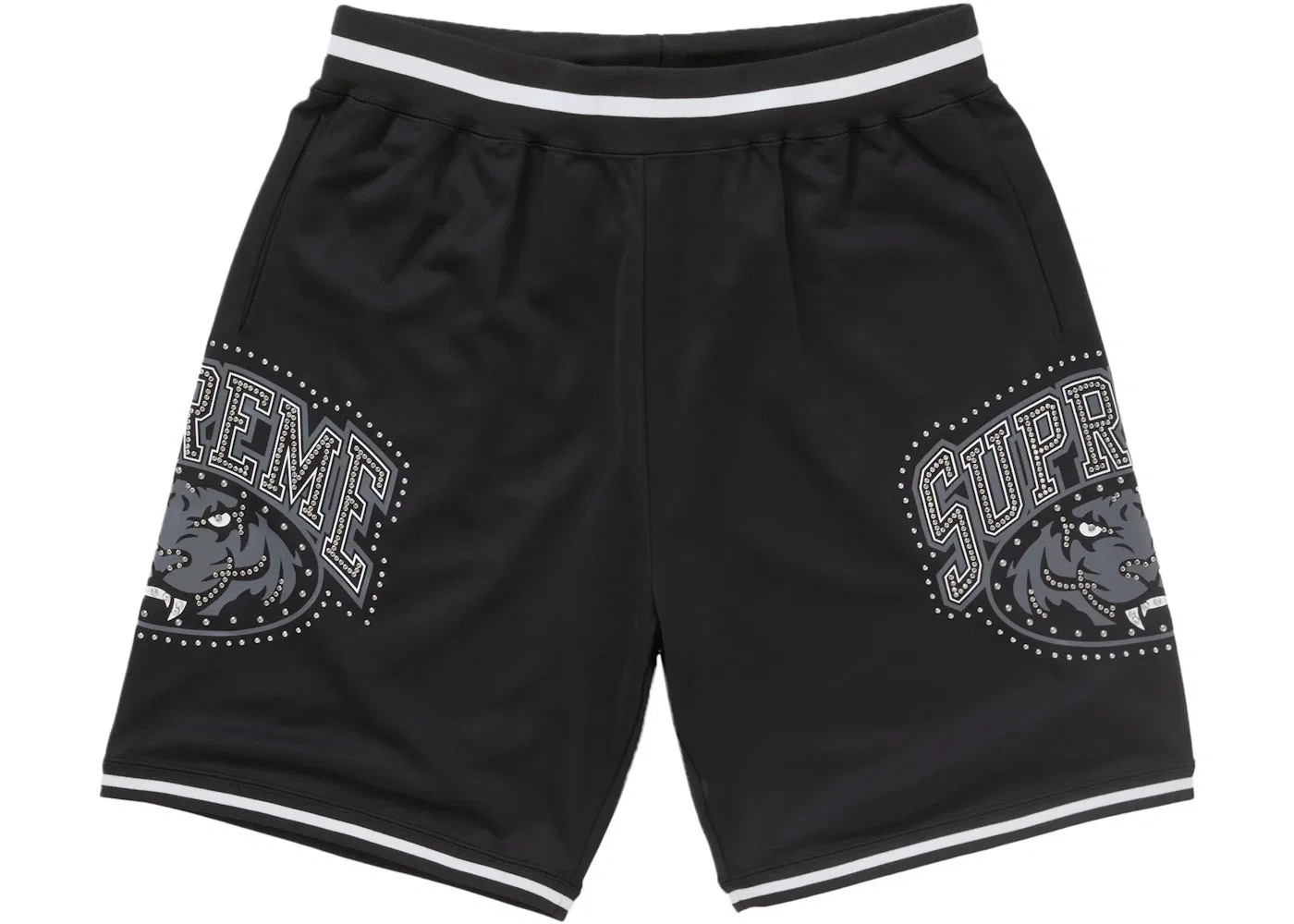 Мужские шорты с металлическими шипами Supreme Short, Black