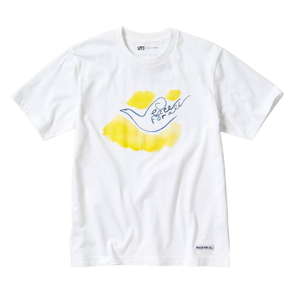 

Футболка Uniqlo UT Peace For All (Ines De La Fressange), белый