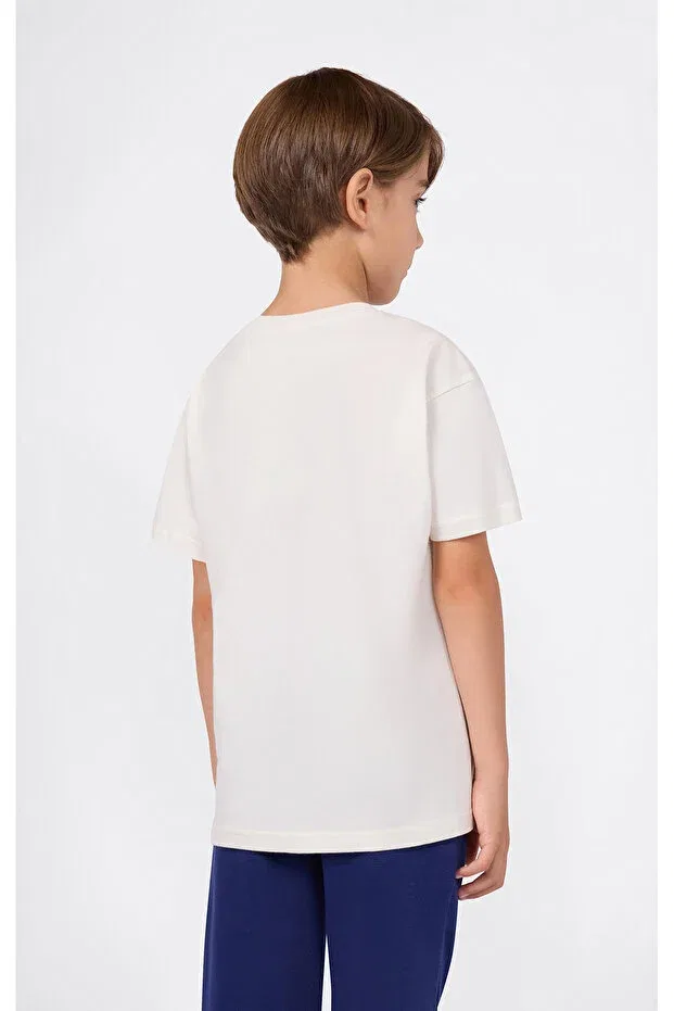 Детская футболка для девочек с принтом State of Play Short-Sleeve Tee Champion, White — фото 2