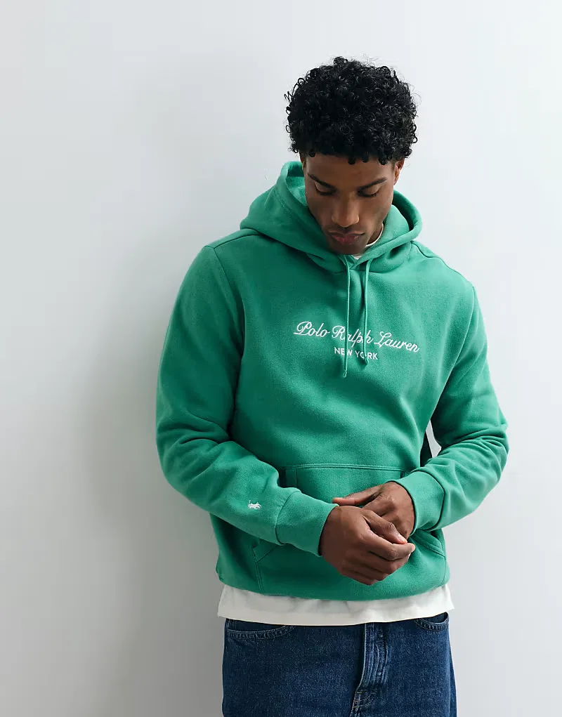 Худи Polo Ralph Lauren с логотипом Icon, светло-зеленый — фото 2