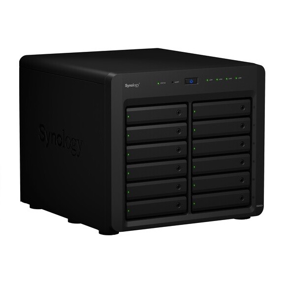 

Сетевое хранилище Synology DS2422+ NAS с 12 отсеками, черный