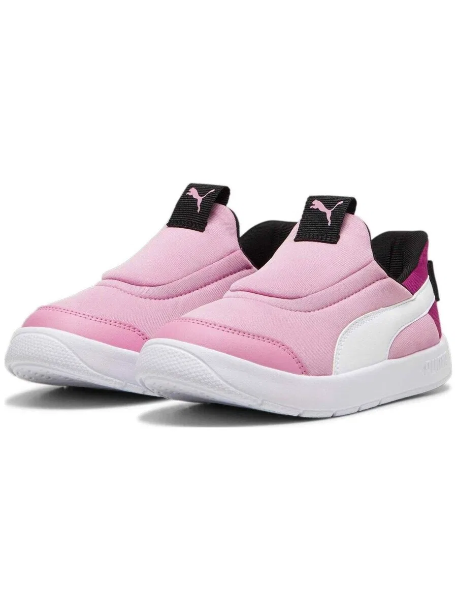 Кроссовки PUMA 'Courtflex V3' розового цвета — фото 3