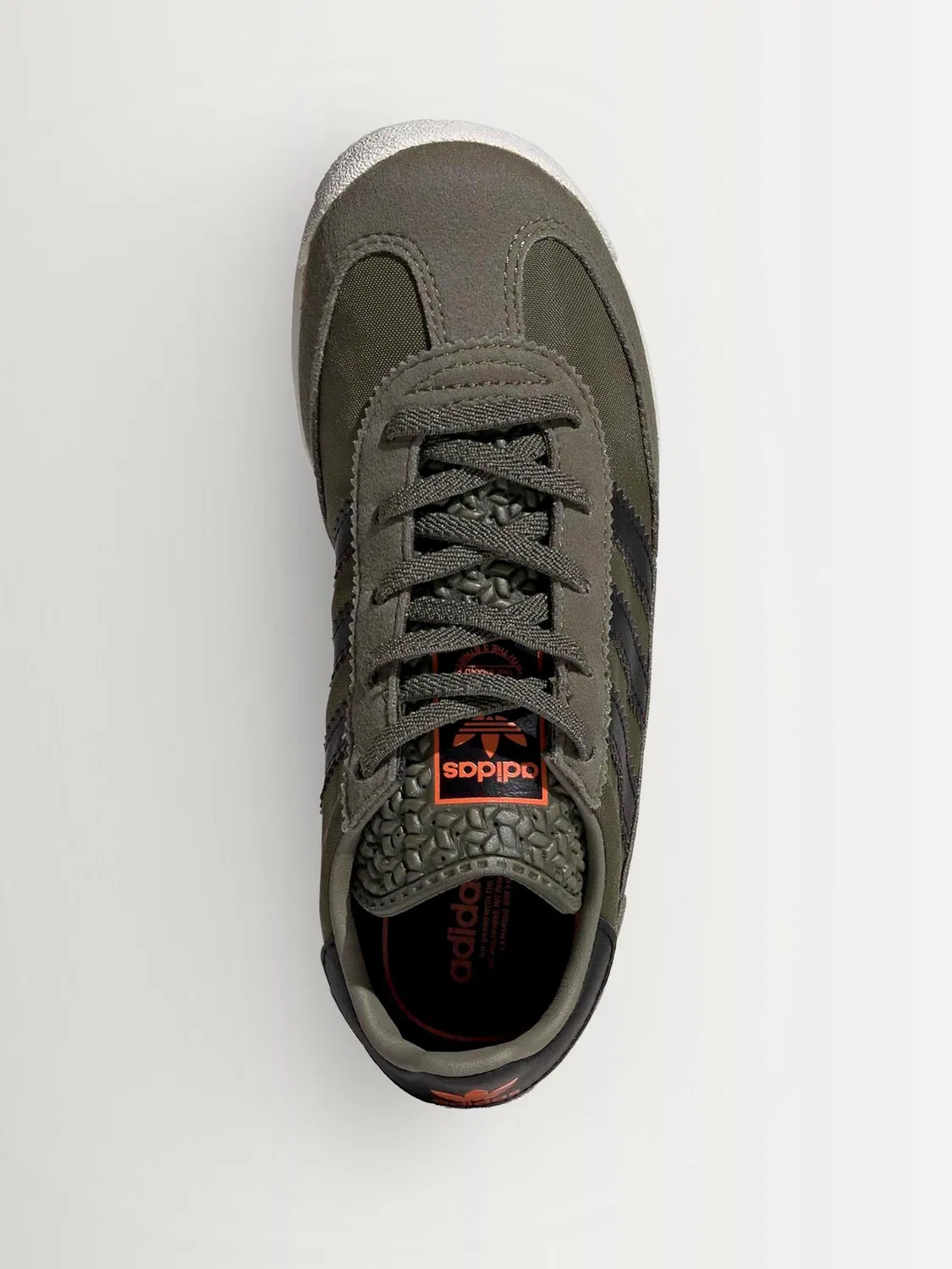 Кроссовки с эластичными шнурками adidas Originals SL 72 RS, хаки/черный — фото 4