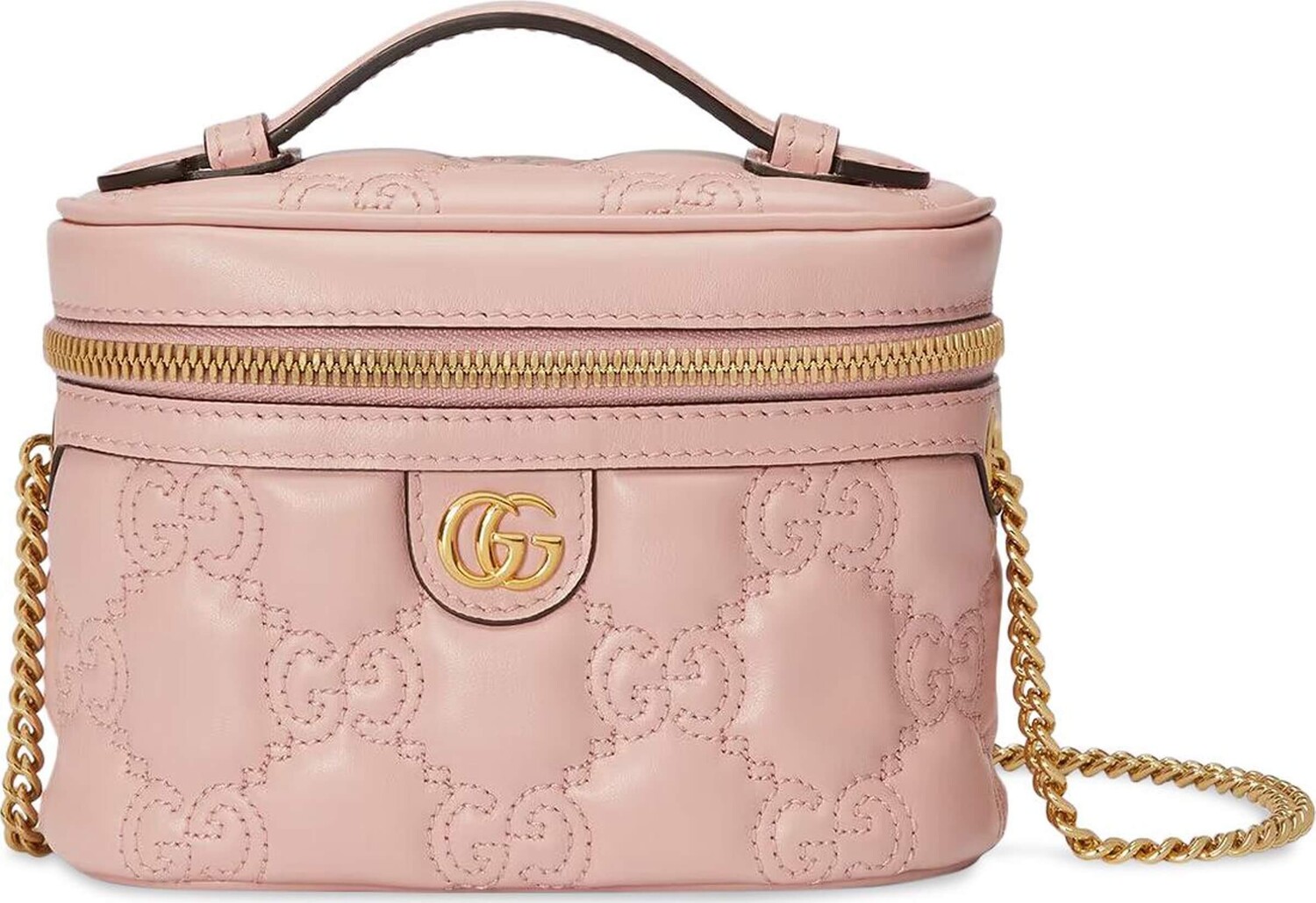 

Сумка Gucci GG Matelasse Top Handle Mini, розовый
