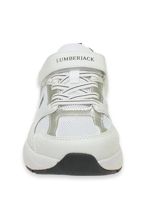 Детские кроссовки для девочек с липучкой Lumberjack, White Laci — фото 3