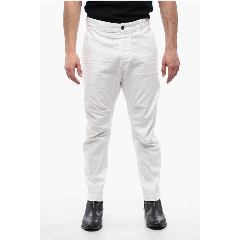 

Белые хлопковые брюки Dsquared2, White