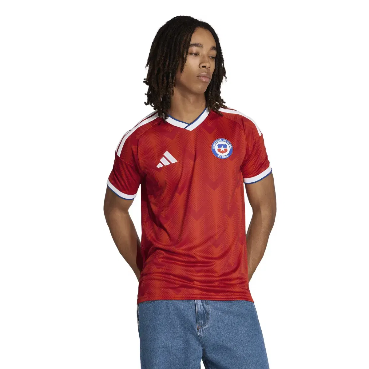 Мужская футболка с длинным рукавом adidas, Rojo