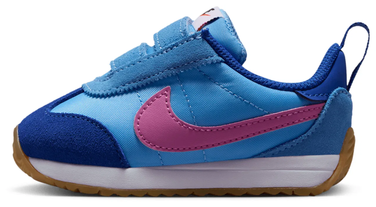 Детские кроссовки для мальчиков с замшевыми вставками Nike Pacific, Nike, Football Blue Game Royal Playful Pink — фото 2