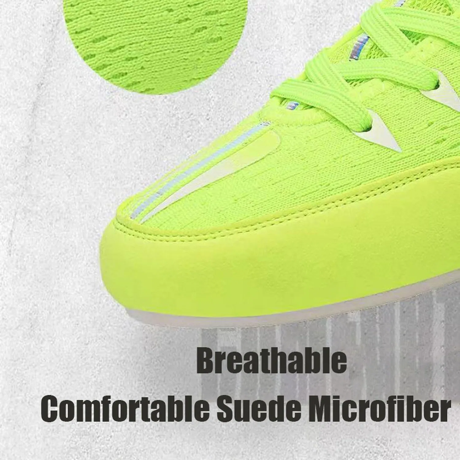Детские боксерские кроссовки с шнуровкой, High Top GoldeneAmeisen, Green — фото 4