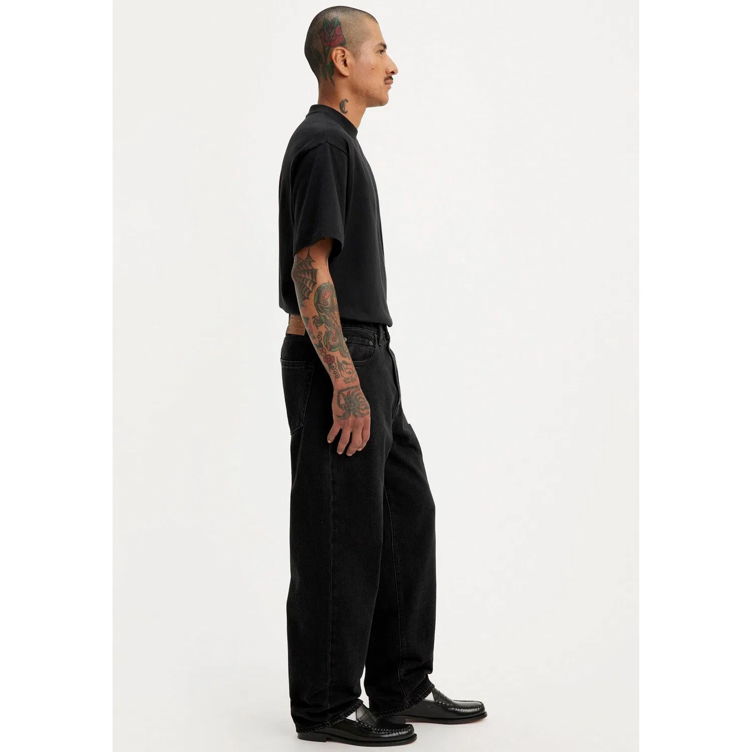 Мужские свободные джинсы прямого кроя 568 STAY LOOSE Levi's, Black — фото 4