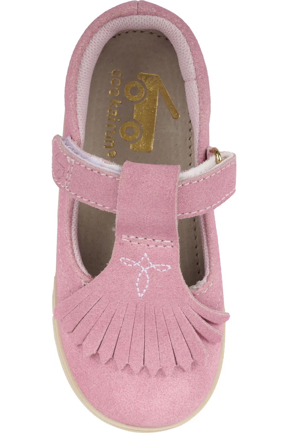 Детские кеды мэри-джейн с бахромой Annabelle See Kai Run, Sweet Pink — фото 4