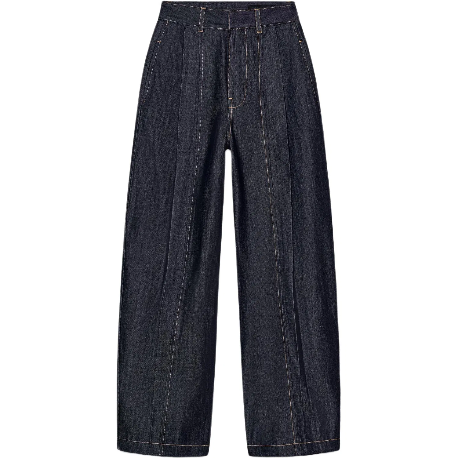 Женские джинсы с широкими штанинами ZW Jeans ZARA, Blue