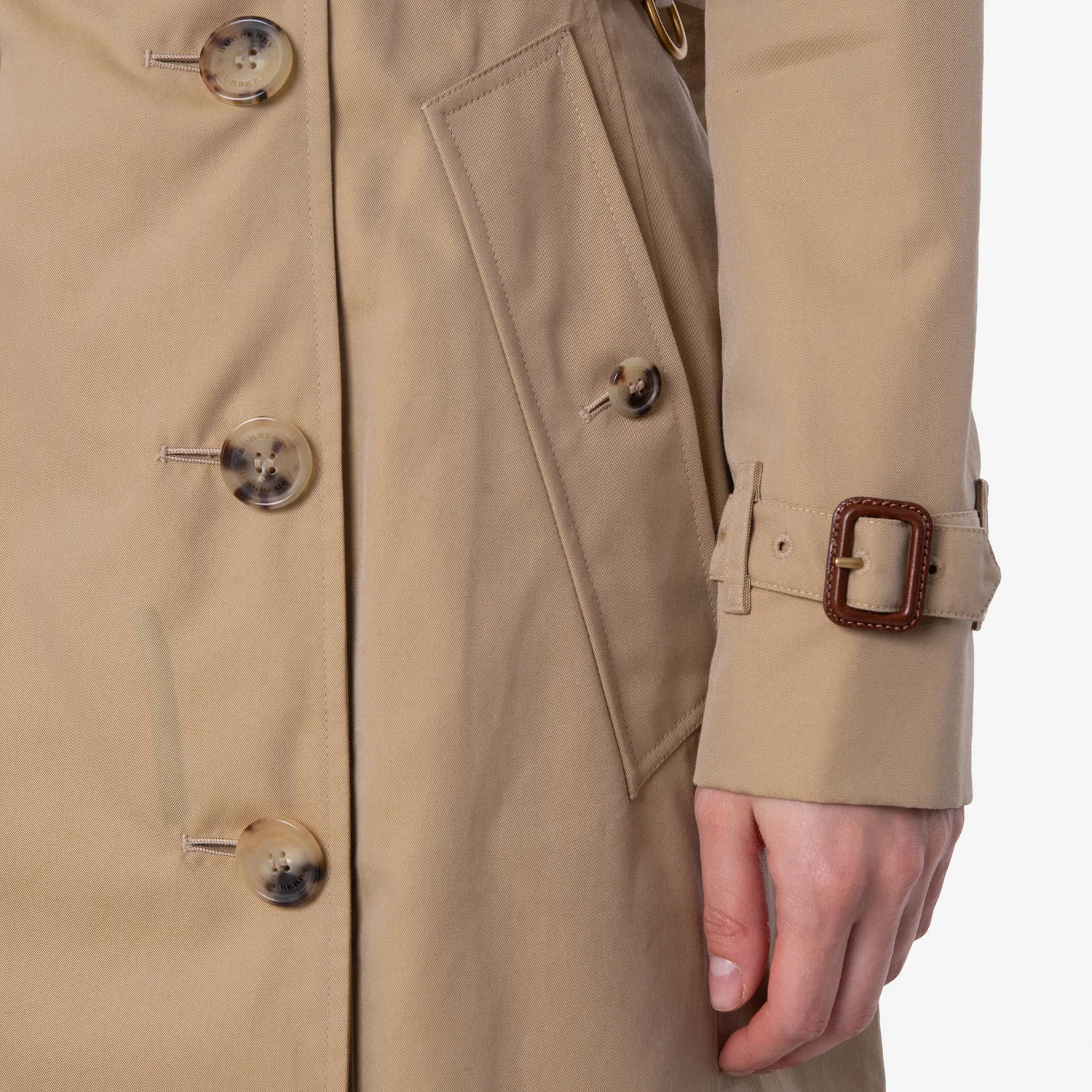 Пальто-тренч длинное Chelsea Heritage Burberry, Honey — фото 2