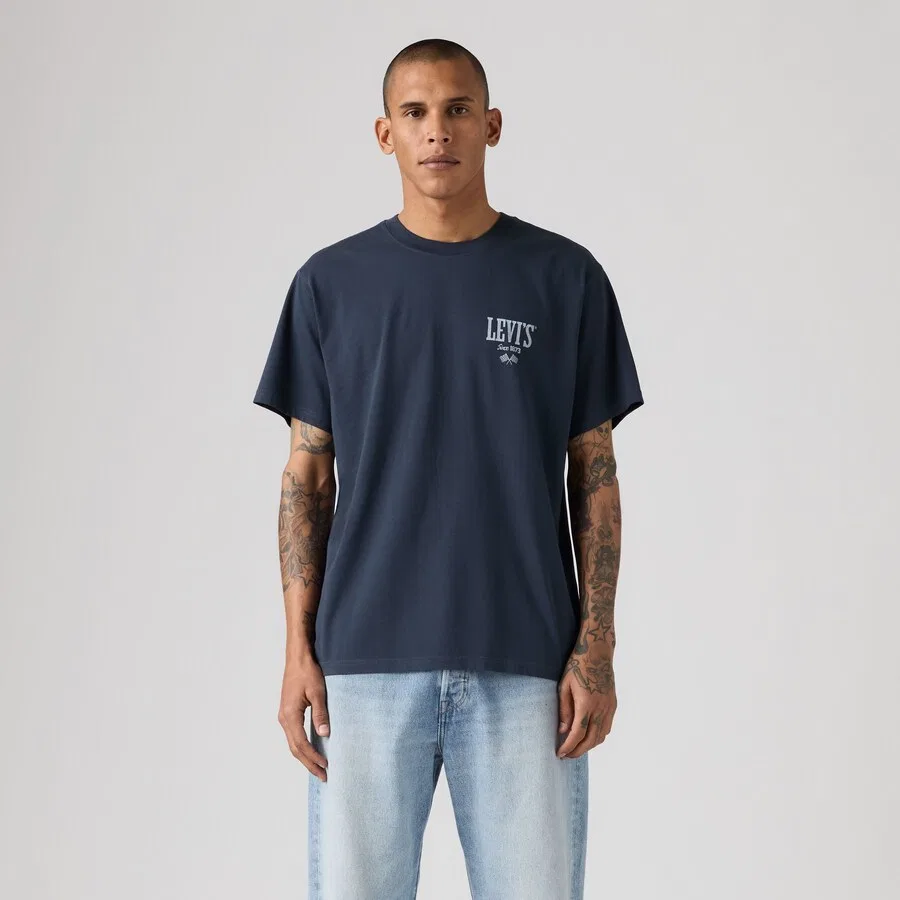 Футболка LEVI'S, темно-синяя LEVI'S — фото 2
