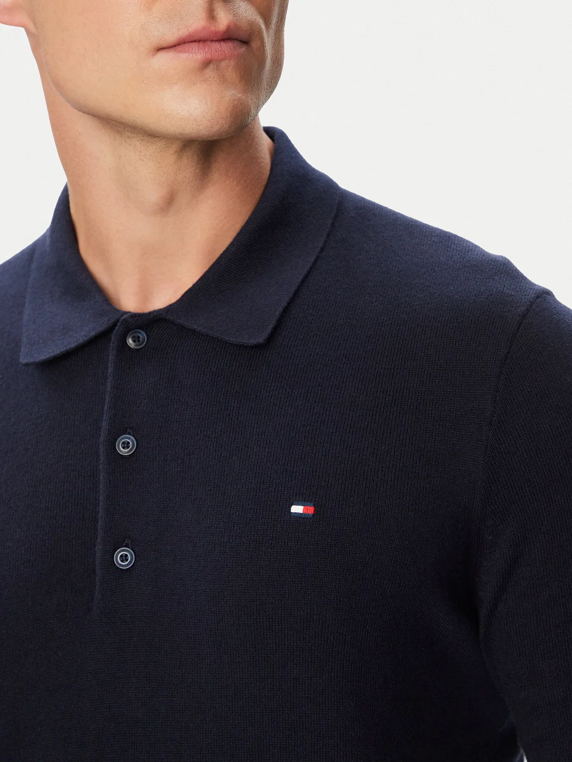 Мужской пуловер стандартного кроя Essential Tommy Hilfiger, темно-бежевый — фото 4