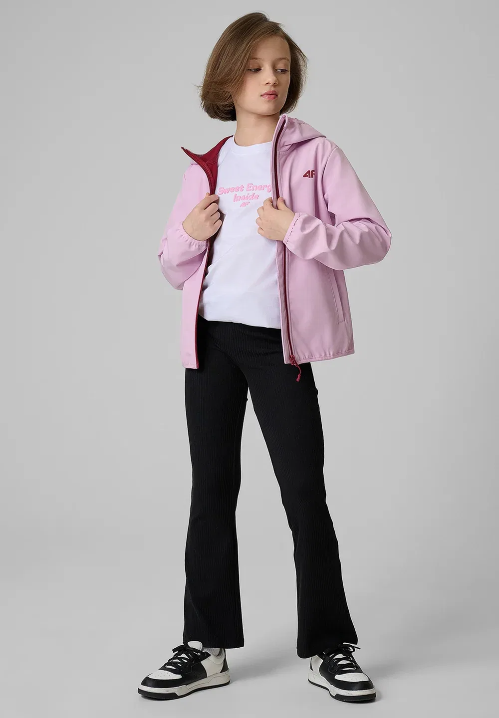 Куртка из мягкой ткани 4F, Light Violet