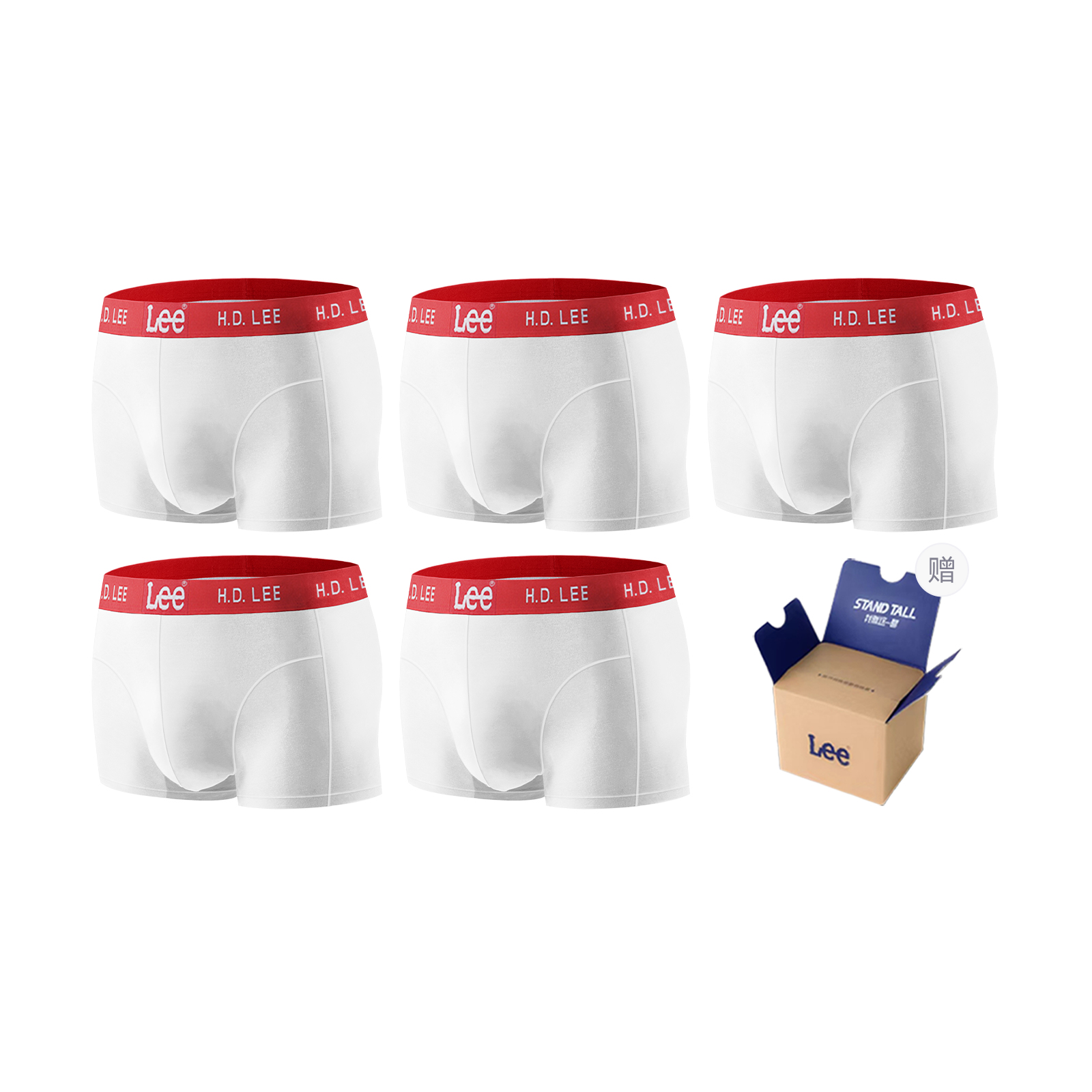 

Lee Подарочный набор мужского белья 5 пар