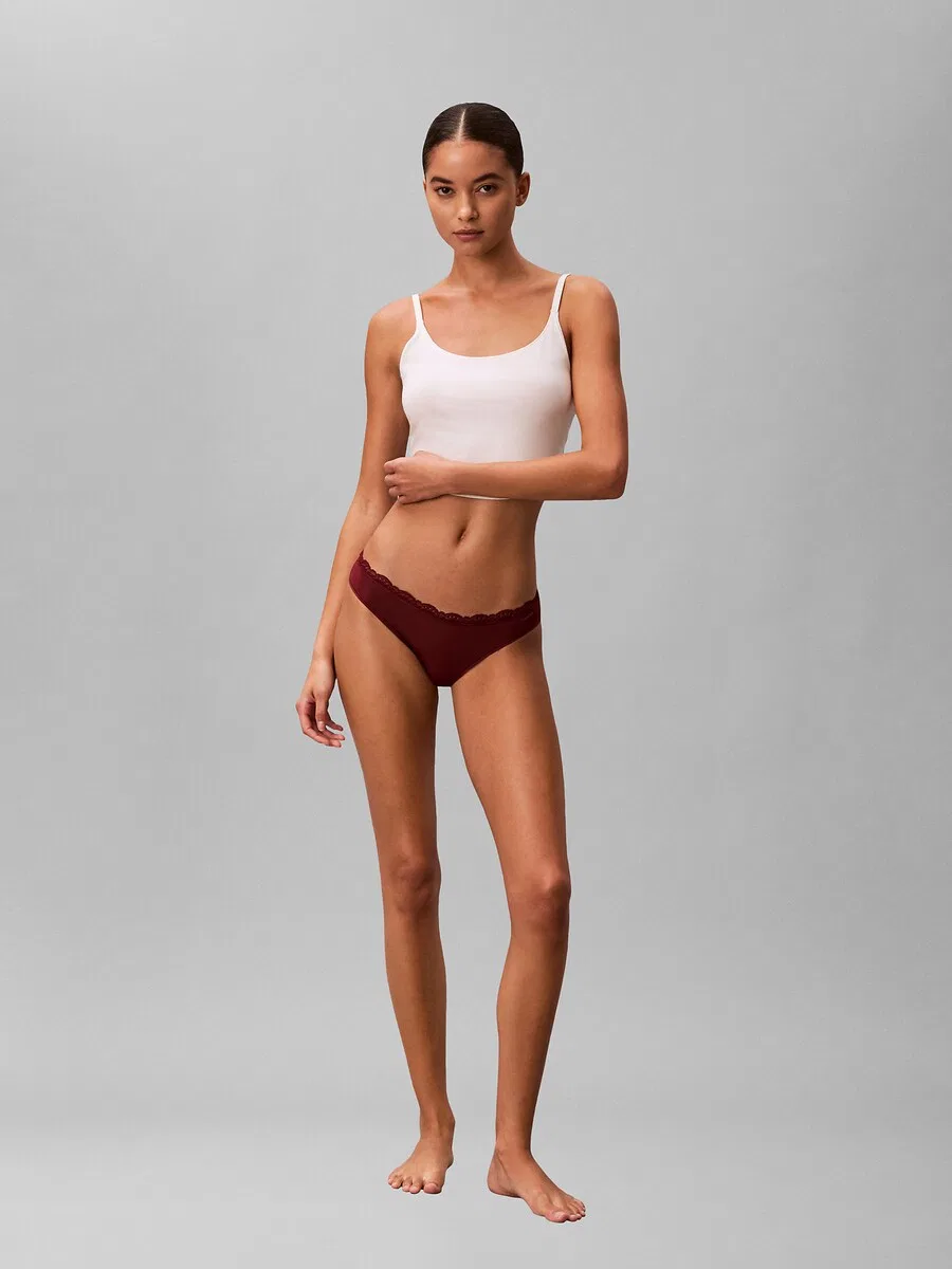 Трусики Calvin Klein темно-коричневого цвета