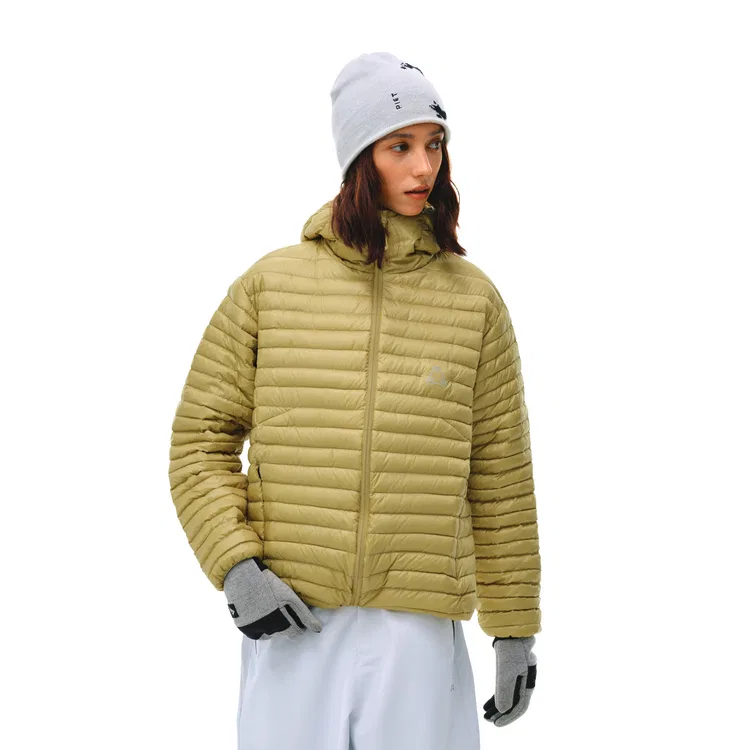 Детский пуховик с капюшоном FPA, Mustard Yellow