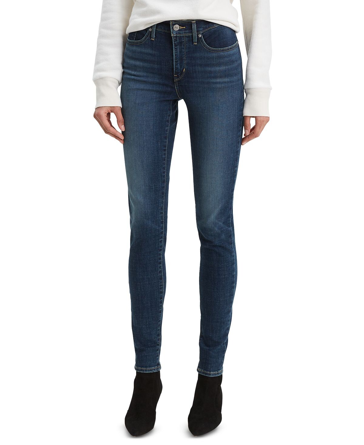 Женские удлиненные джинсы-скинни 311 shaper Levi's, мульти — фото 2