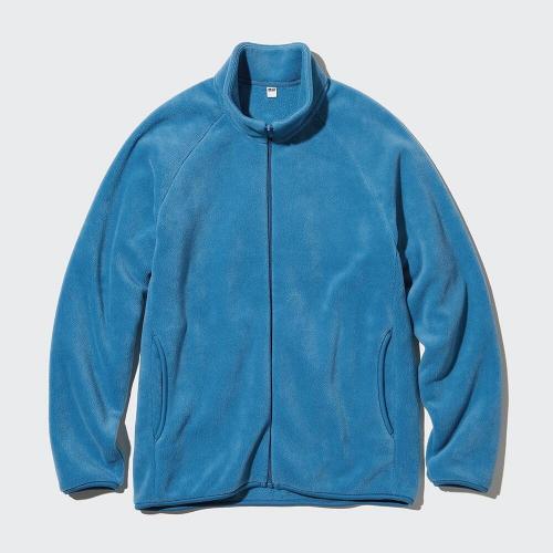 

Толстовка унисекс Uniqlo Fleece Zipped, 64 синий