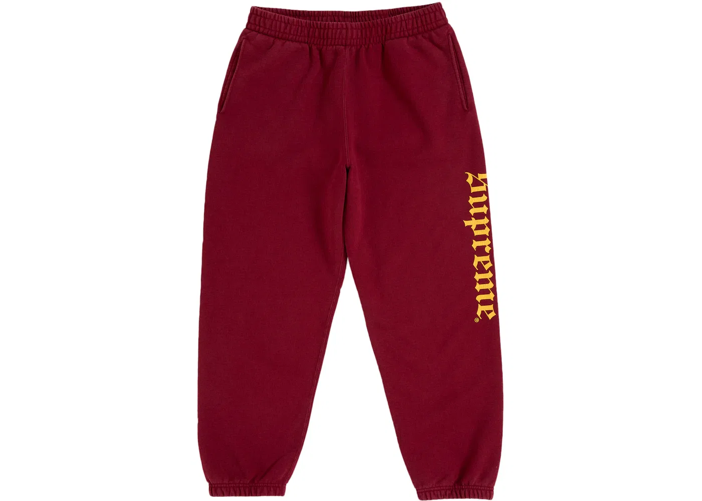 Мужские спортивные штаны с принтом Sweatpant Supreme, Cardinal
