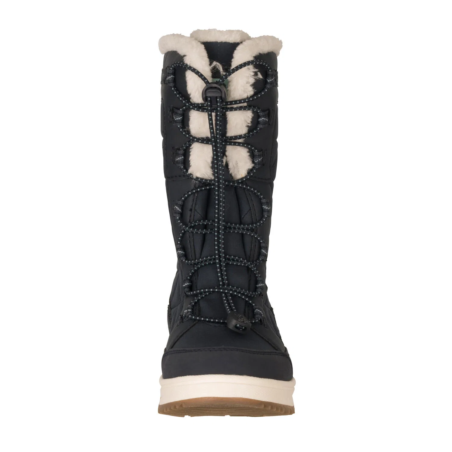 Детские зимние ботинки для девочек с быстрой шнуровкой Girls Arendal Winter Boots PRO Trollkids, Navyblau — фото 3