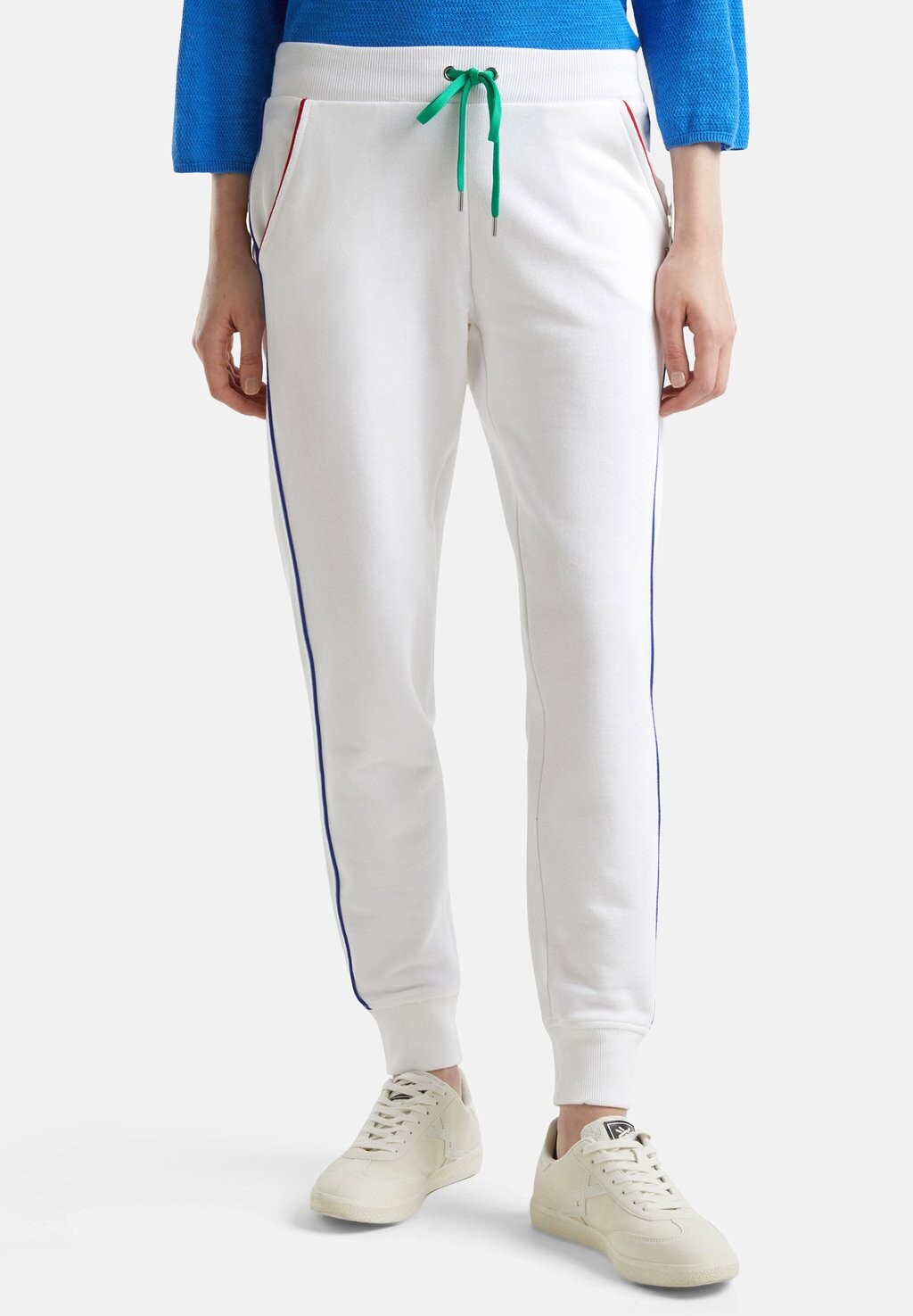 

Спортивные брюки JOGGERS WITH COULISSE United Colors of Benetton, белый