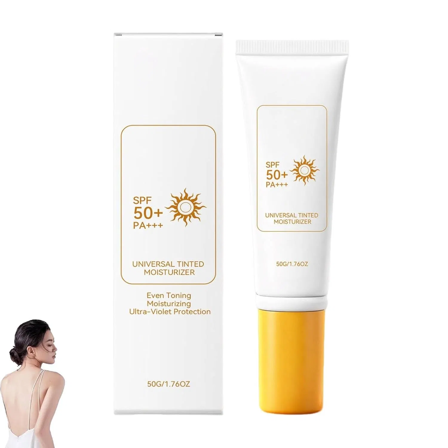 Матирующий тонированный солнцезащитный крем для лица SPF 30, 50 г Generic