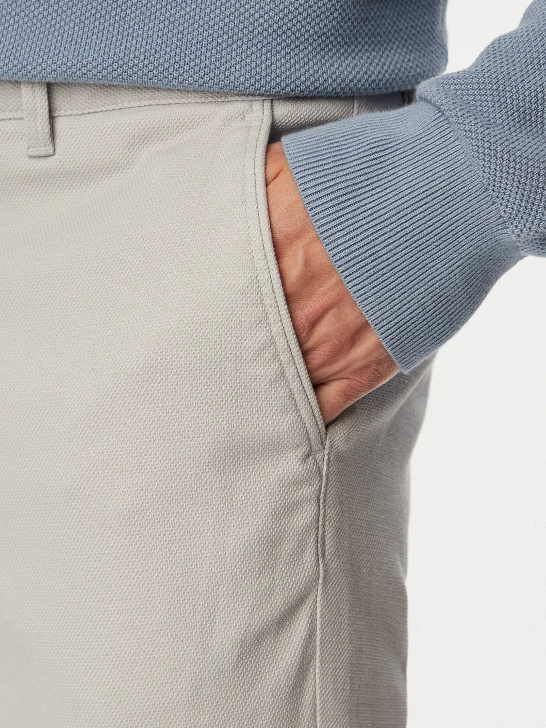 Мужские чиносы стандартного кроя Denton Tommy Hilfiger, светло-серый — фото 4