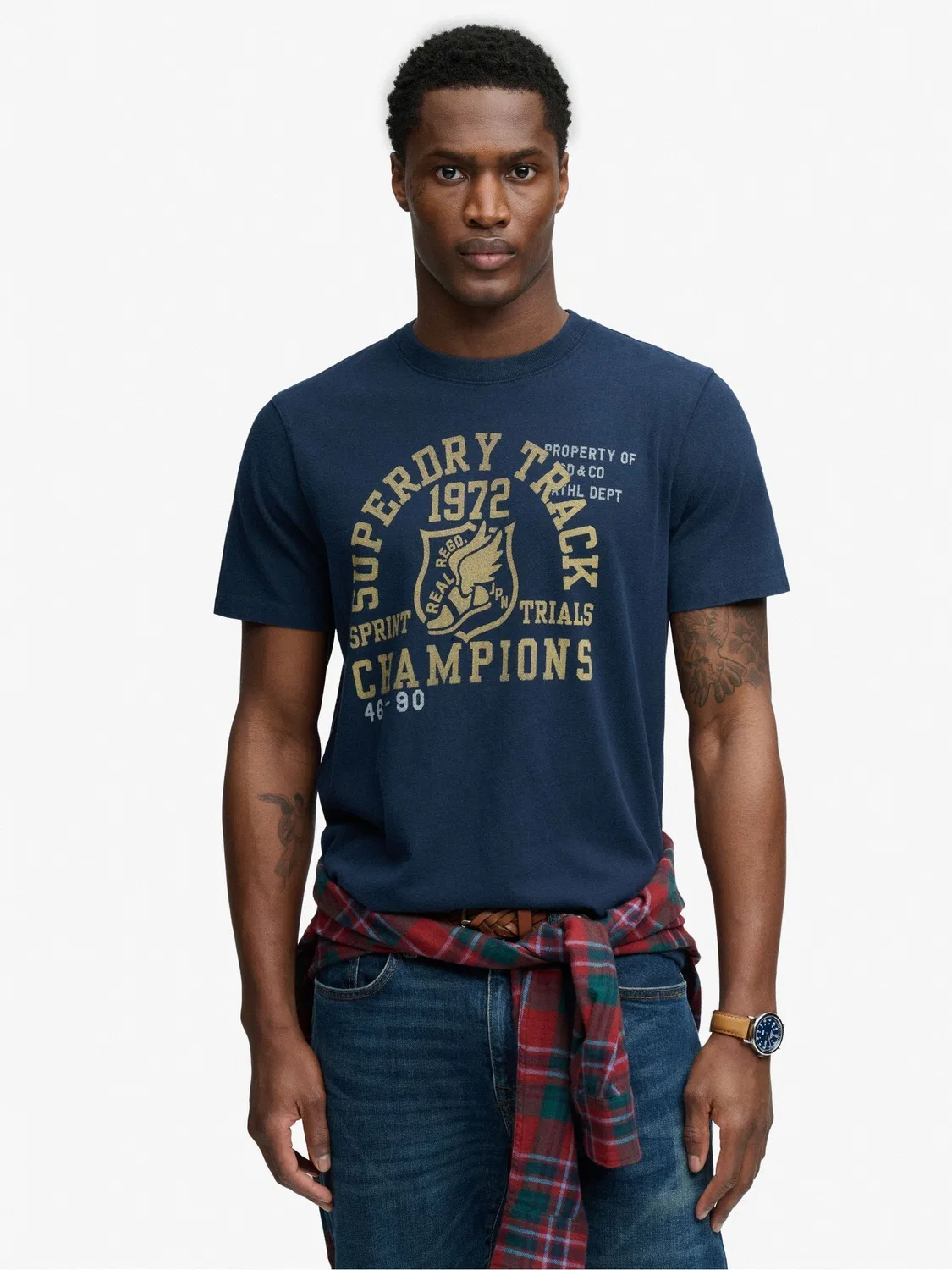 Футболка Superdry Vintage Prep Relaxed, синяя