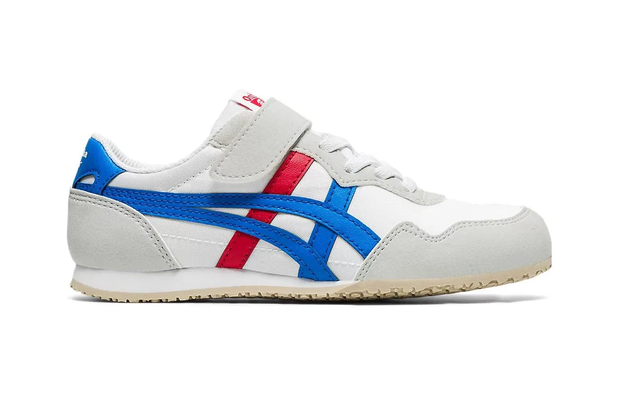 Детские повседневные кожаные кроссовки с низким верхом Onitsuka Tiger, Black — фото 3