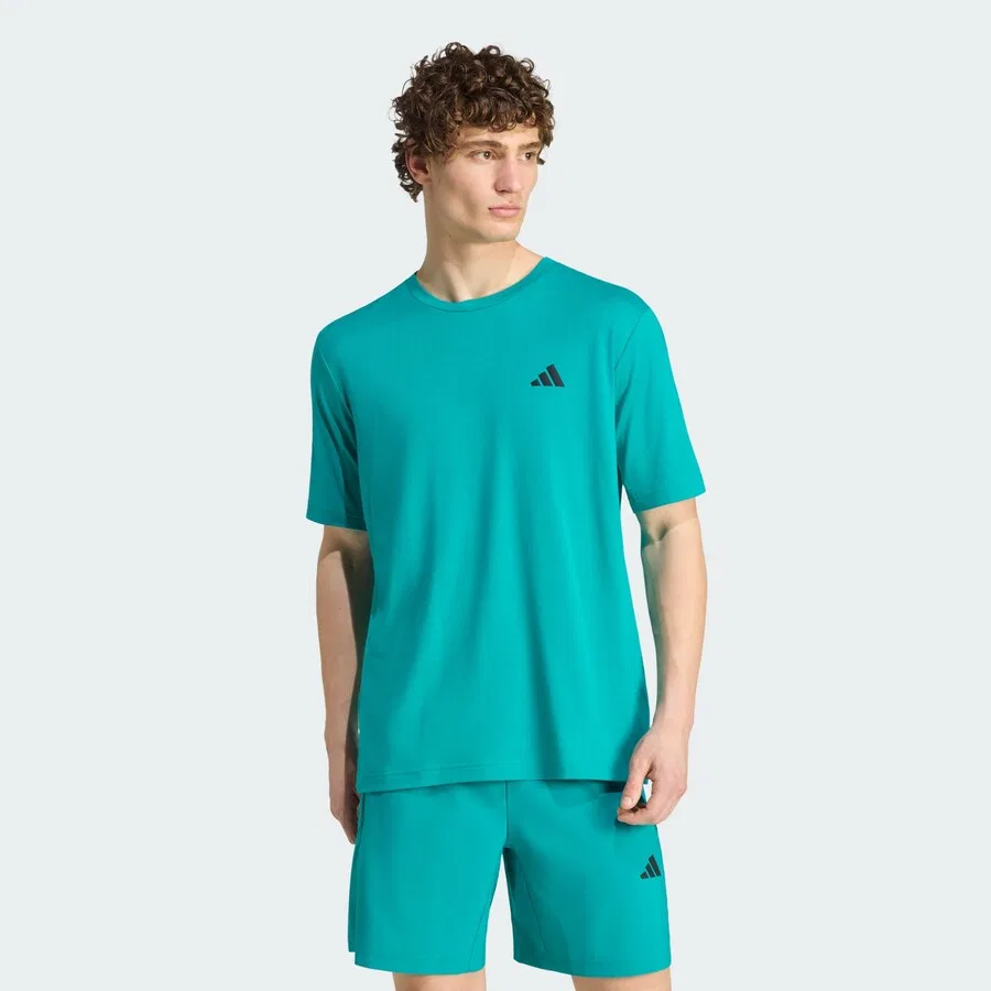 Футболка ADIDAS PERFORMANCE Performance зеленого цвета — фото 2