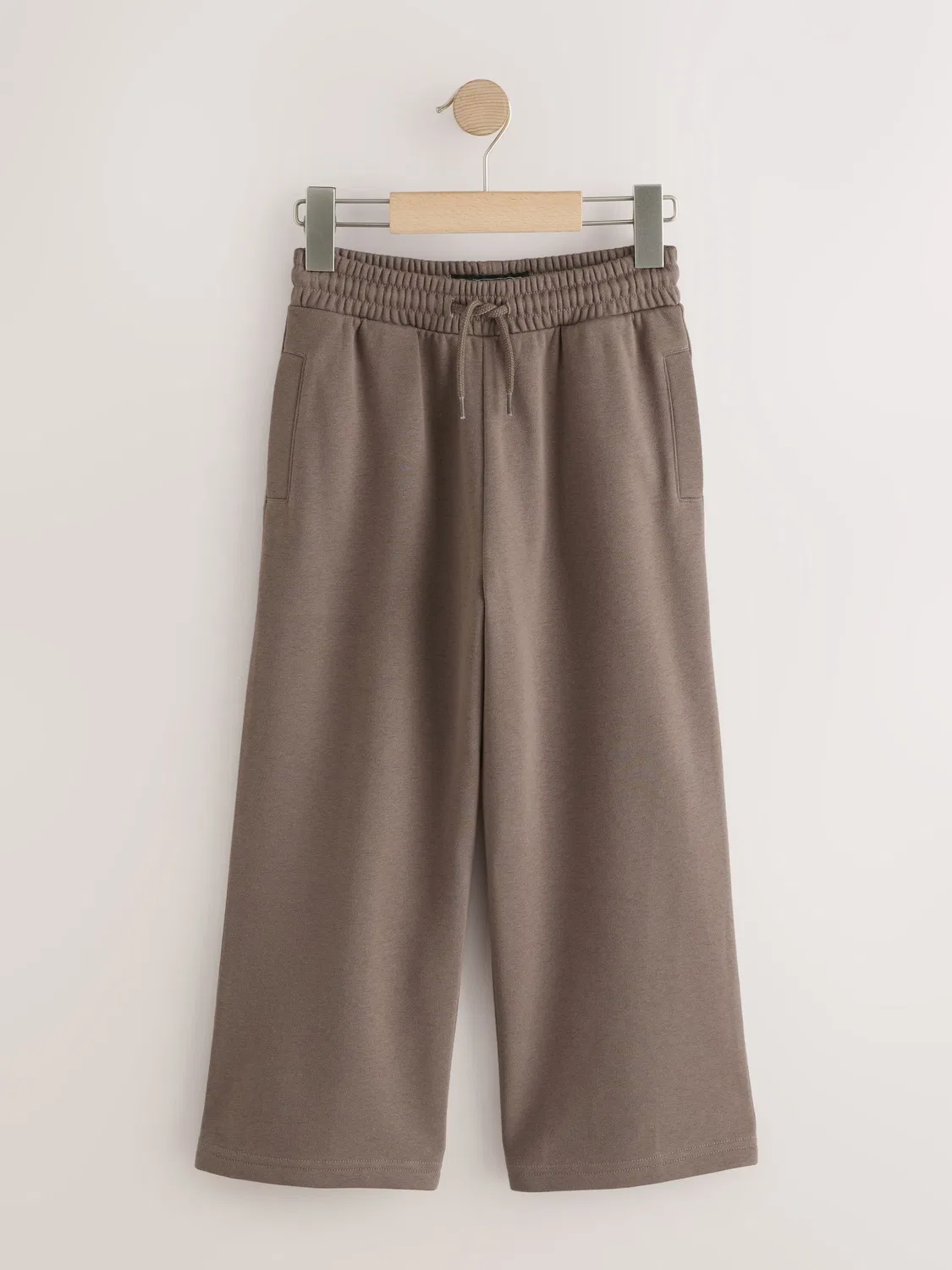 Джоггеры широкие, модель Wide Fit Next, коричневый