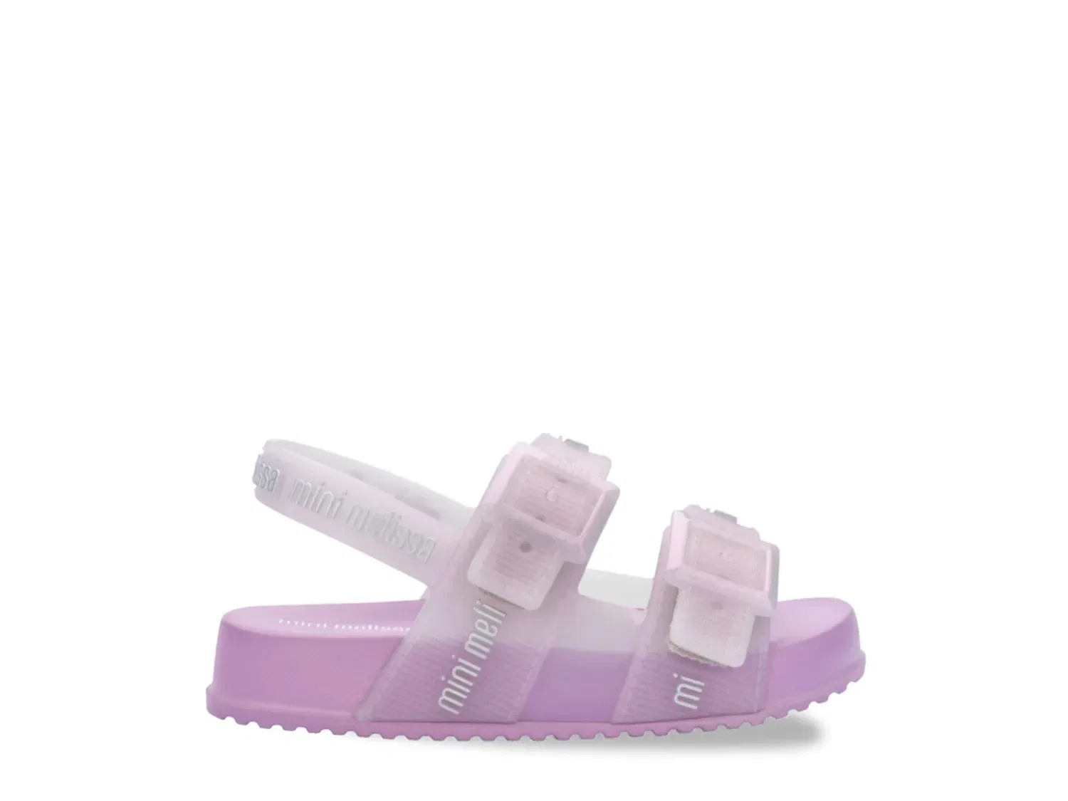 Сандалии джерси Mini Melissa Cozy M Lover, фиолетовые — фото 3
