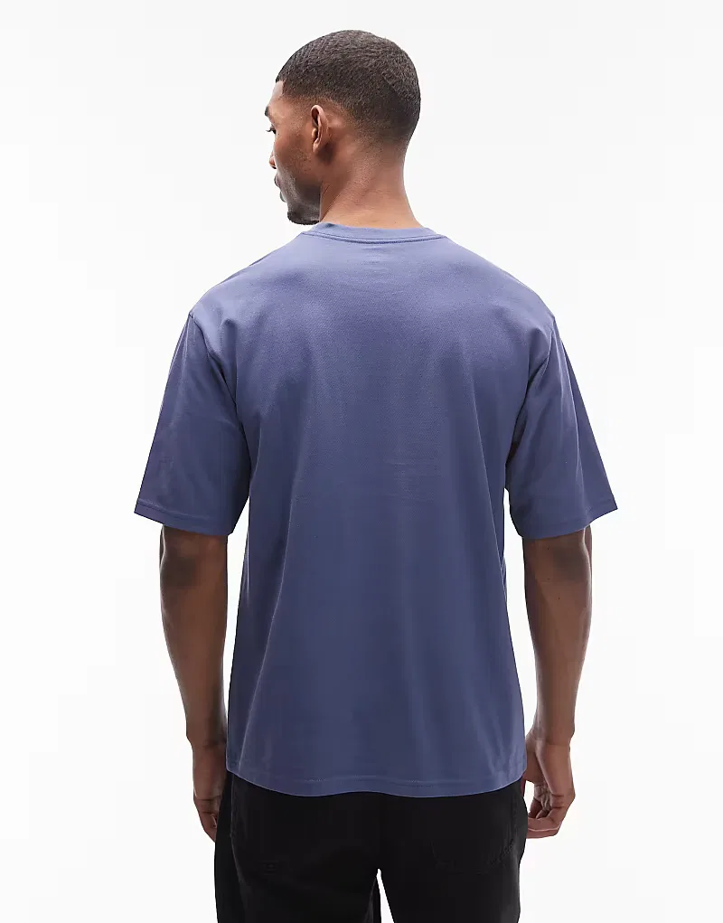 Футболка Levi's Workwear с карманом и логотипом, свободного кроя, темно-синий — фото 4
