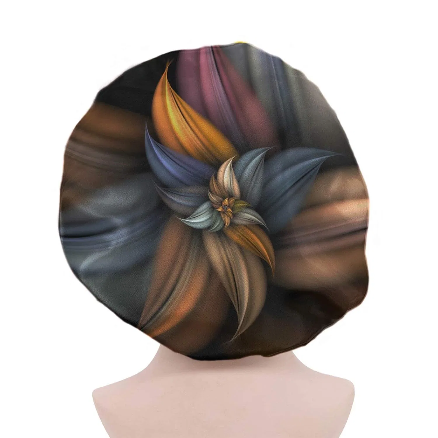 Шапочка для душа Satin, chaqlin, цветочный принт, 37x37 см — фото 2